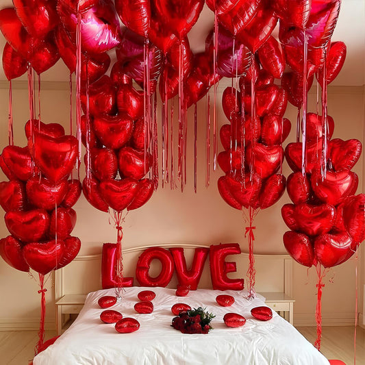 Total Red LOVE Balloon Room Set