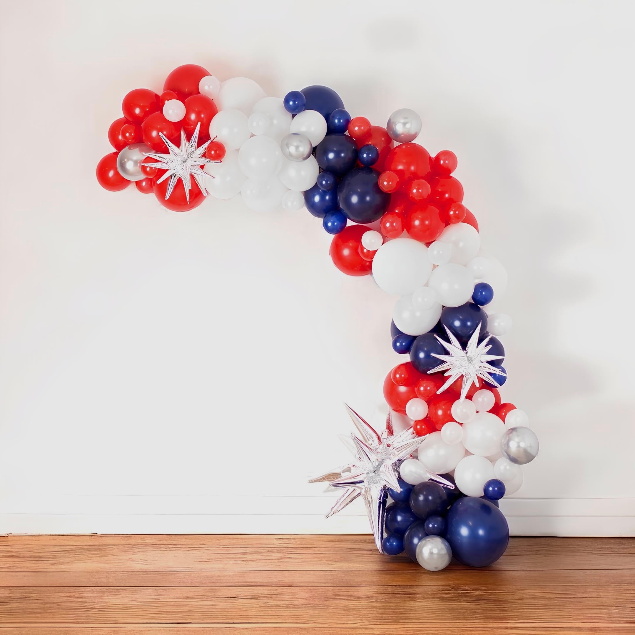 Patriotic Free-standing Balloon Garland
