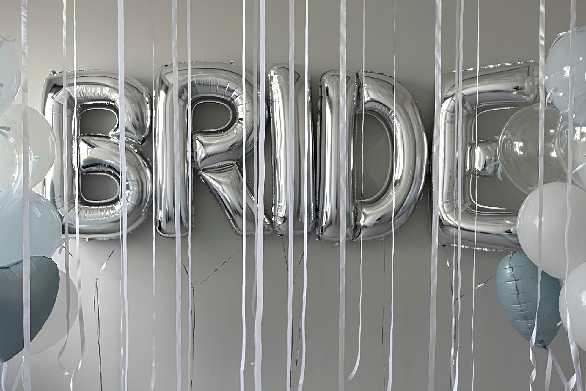 Bachelorette Party Large White & Blue Set