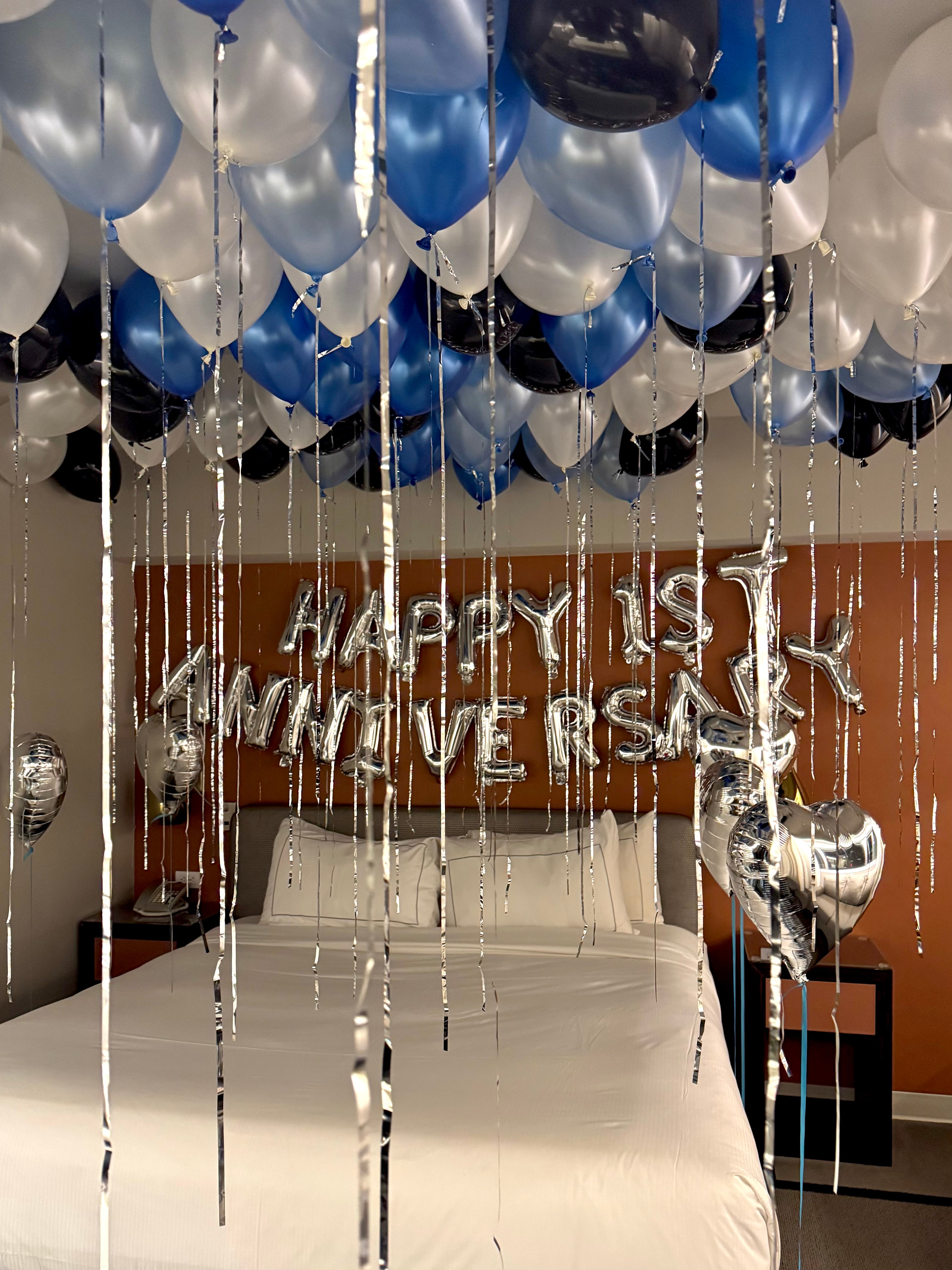 Anniversary Blue & White Room Set