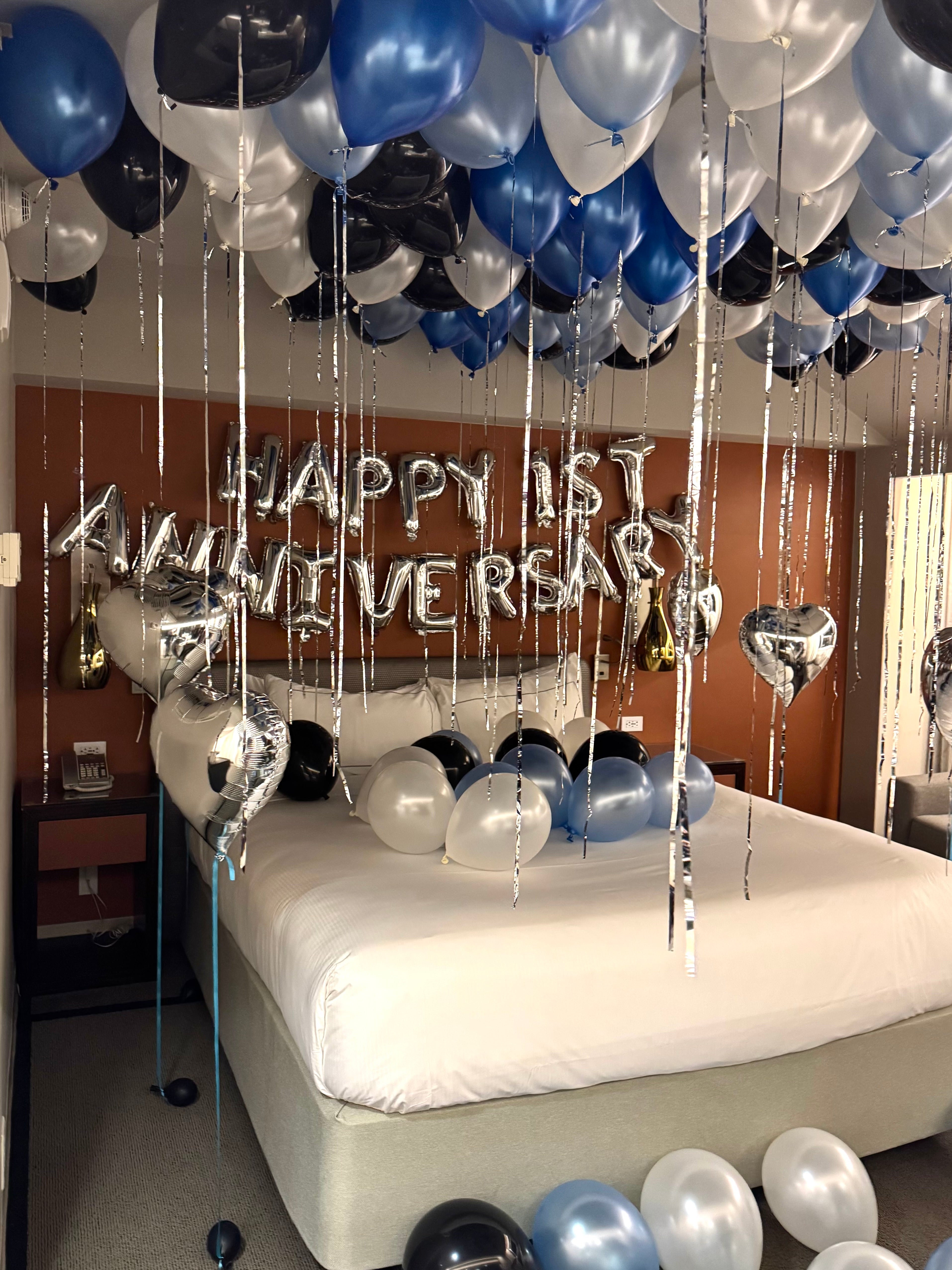 Anniversary Blue & White Room Set