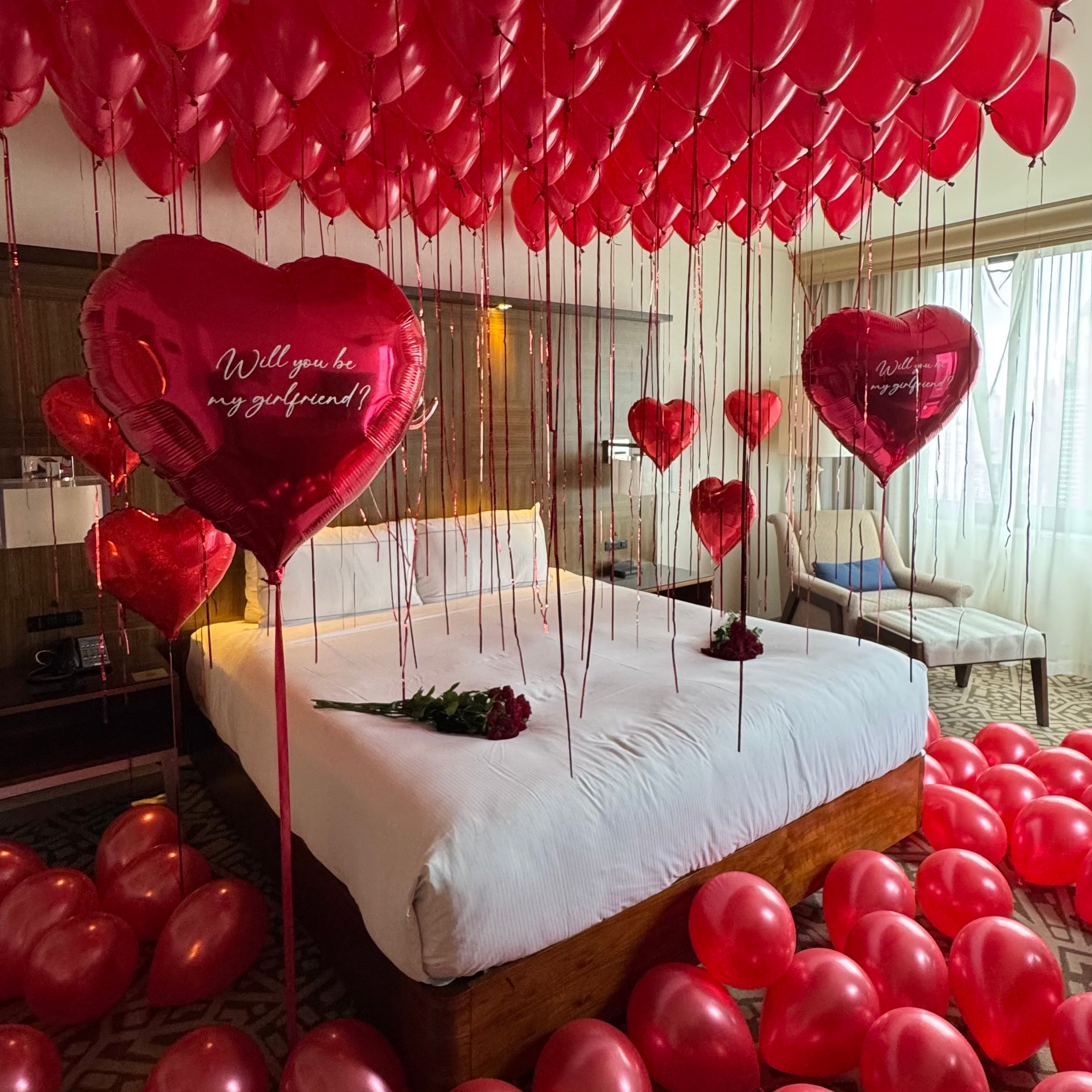 Roses & Balloons Room Set (Customized)