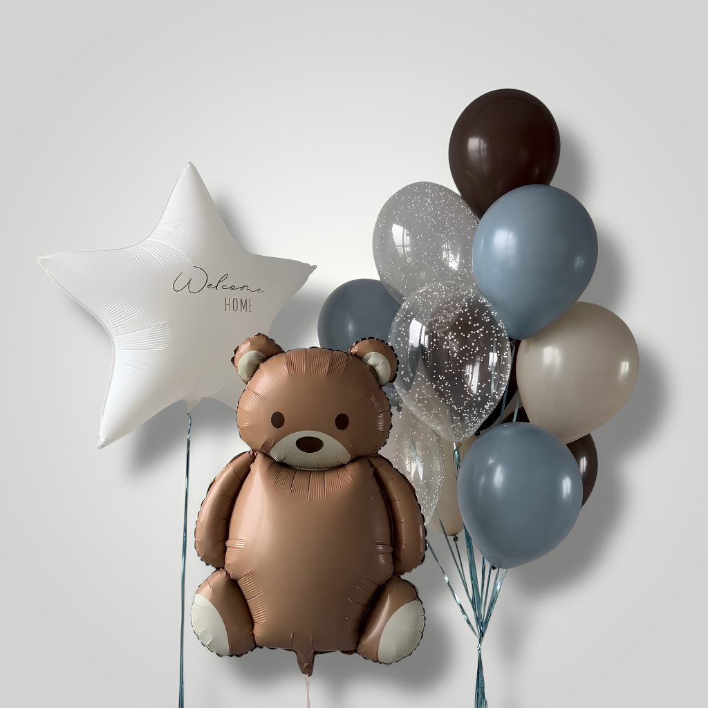 Teddy Bear - Customized for boys (blue) / girls (pink)