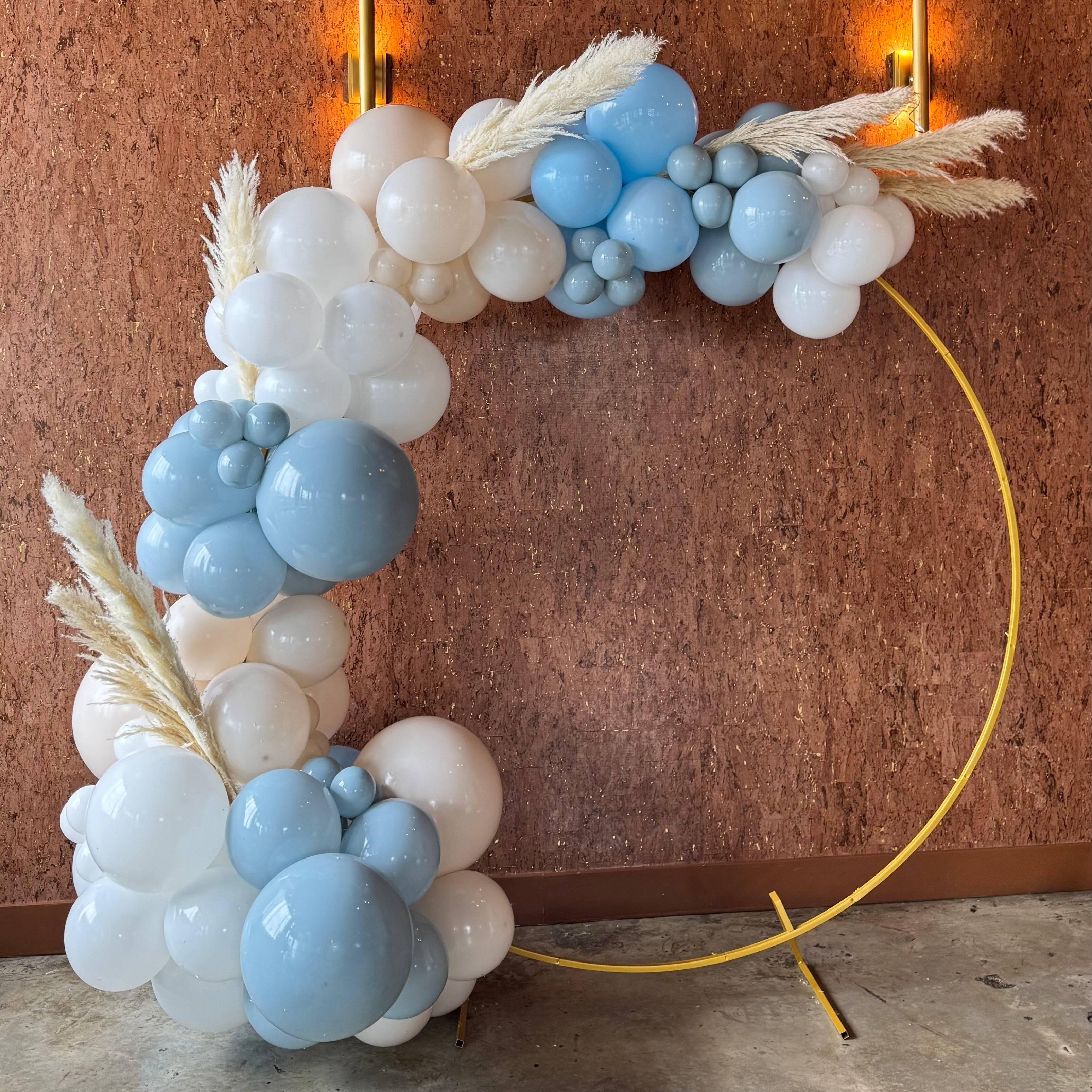 Baby Shower & Gender Reveal Circle Balloon Garland – Full Package