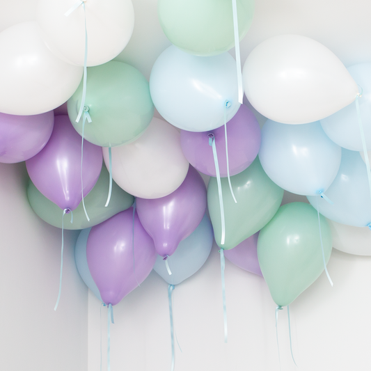 Mint Lavender Balloons