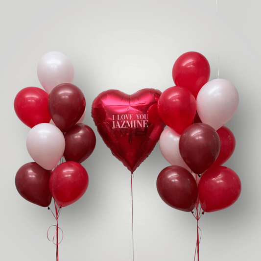 Red Romance Balloon Set