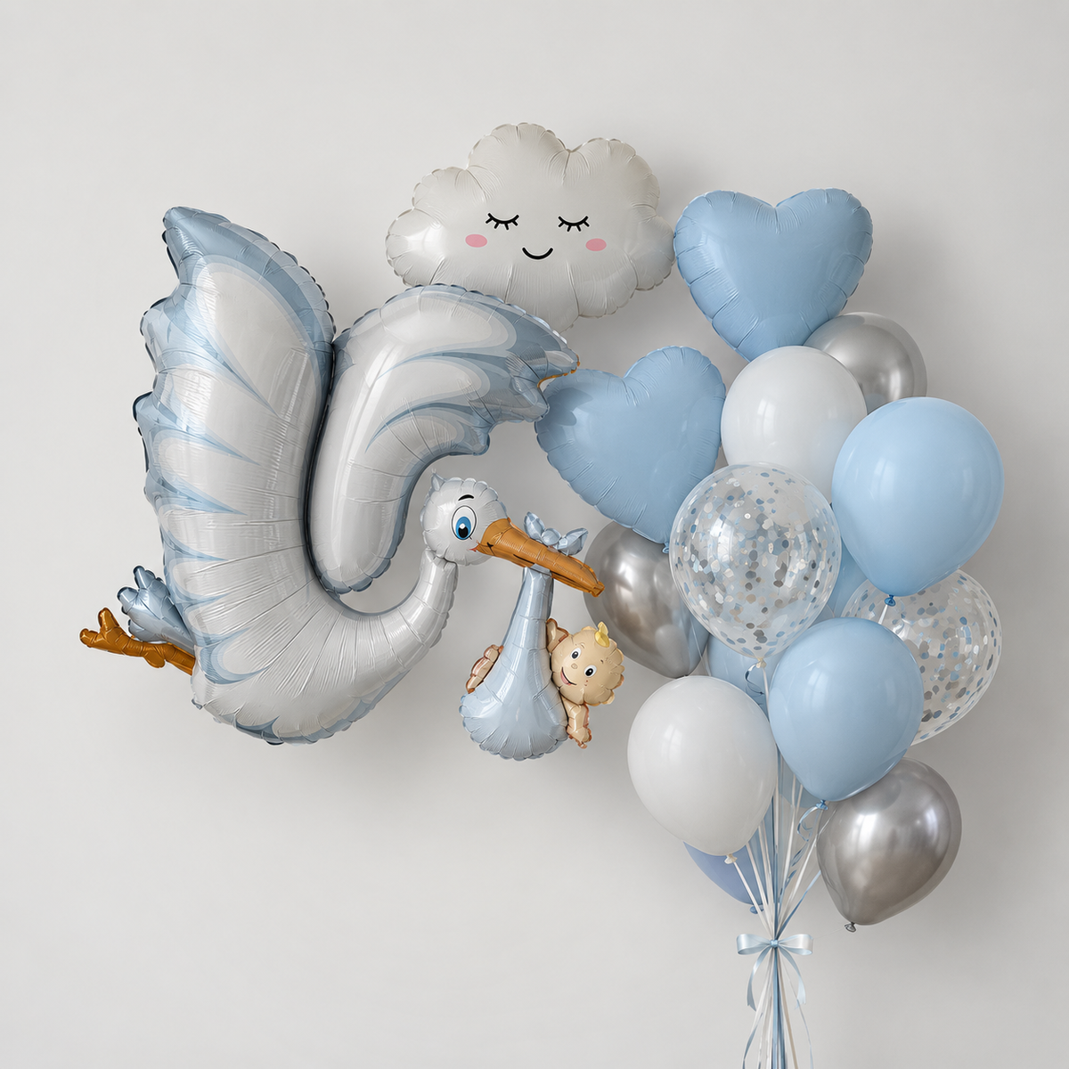 Welcome Stork Baby Boy