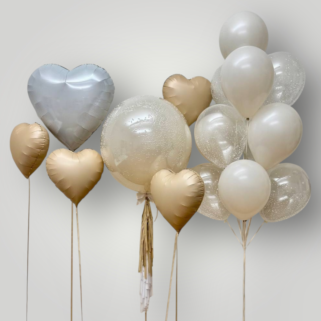 Foam Cream Balloon Set