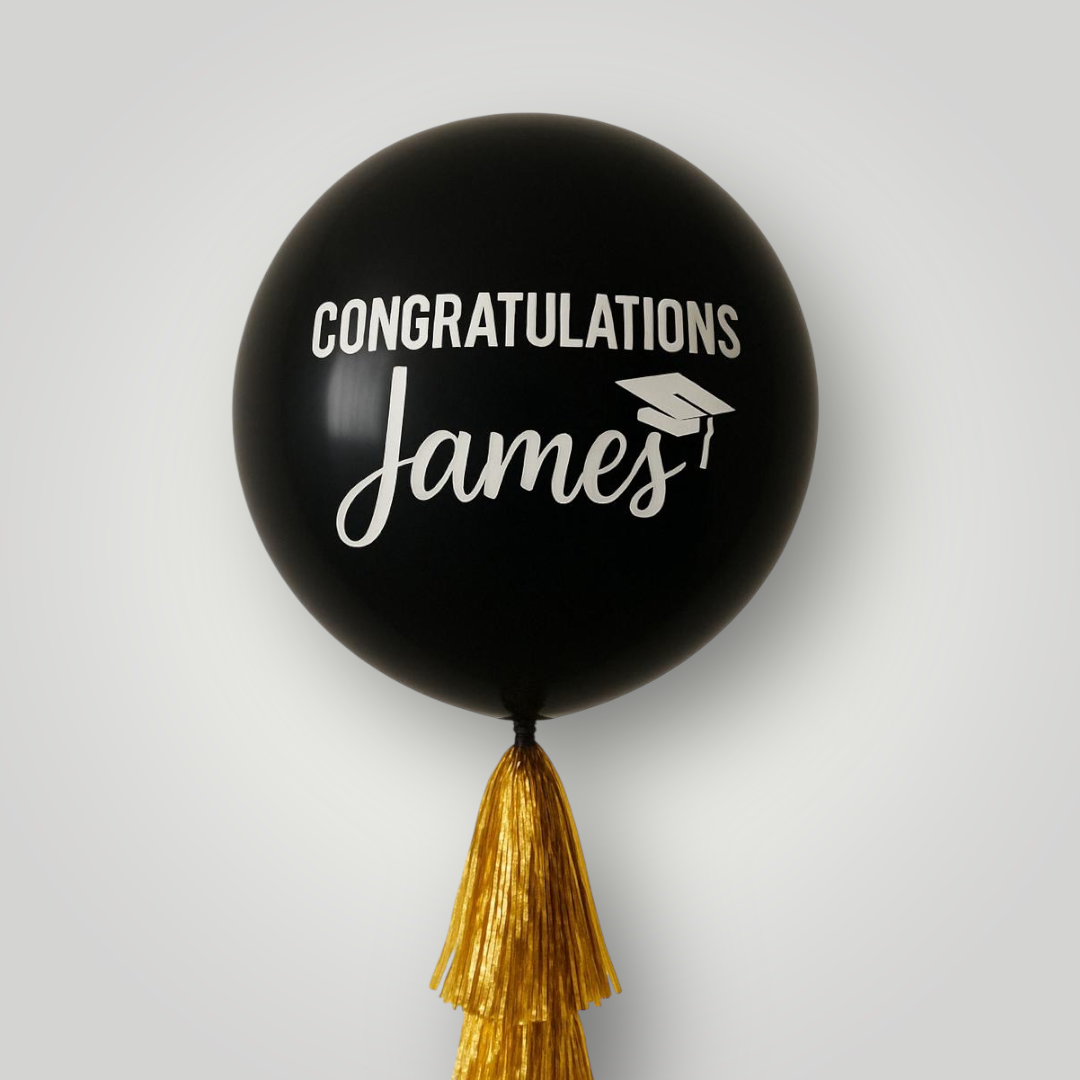 Graduation / Prom Balloon (Custom text + color)