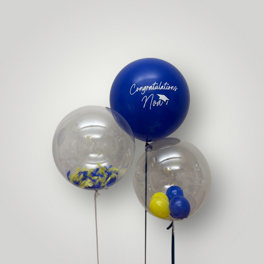 Graduation Balloons - S size - Custom Text & Colors