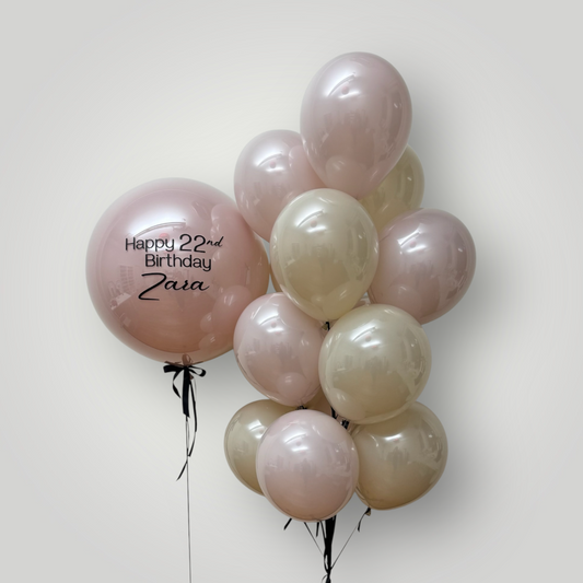 Crystal dusk pink & Cream bouquet