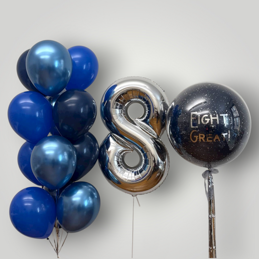 Bold Blue Balloon Set