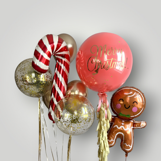 Gingerbread Wishes Balloon Set (Custom Text)