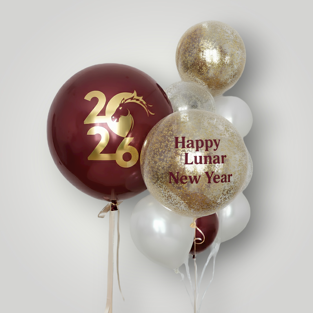 Lunar New Year Balloon Set (Custom Text)
