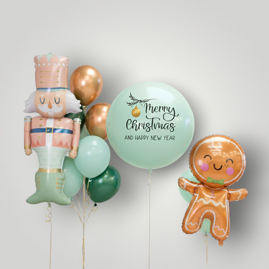 Candyland Christmas Duo Balloon Set (Custom Text)