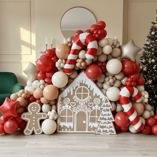 Gingerbread Wonderland Balloon Arrangement