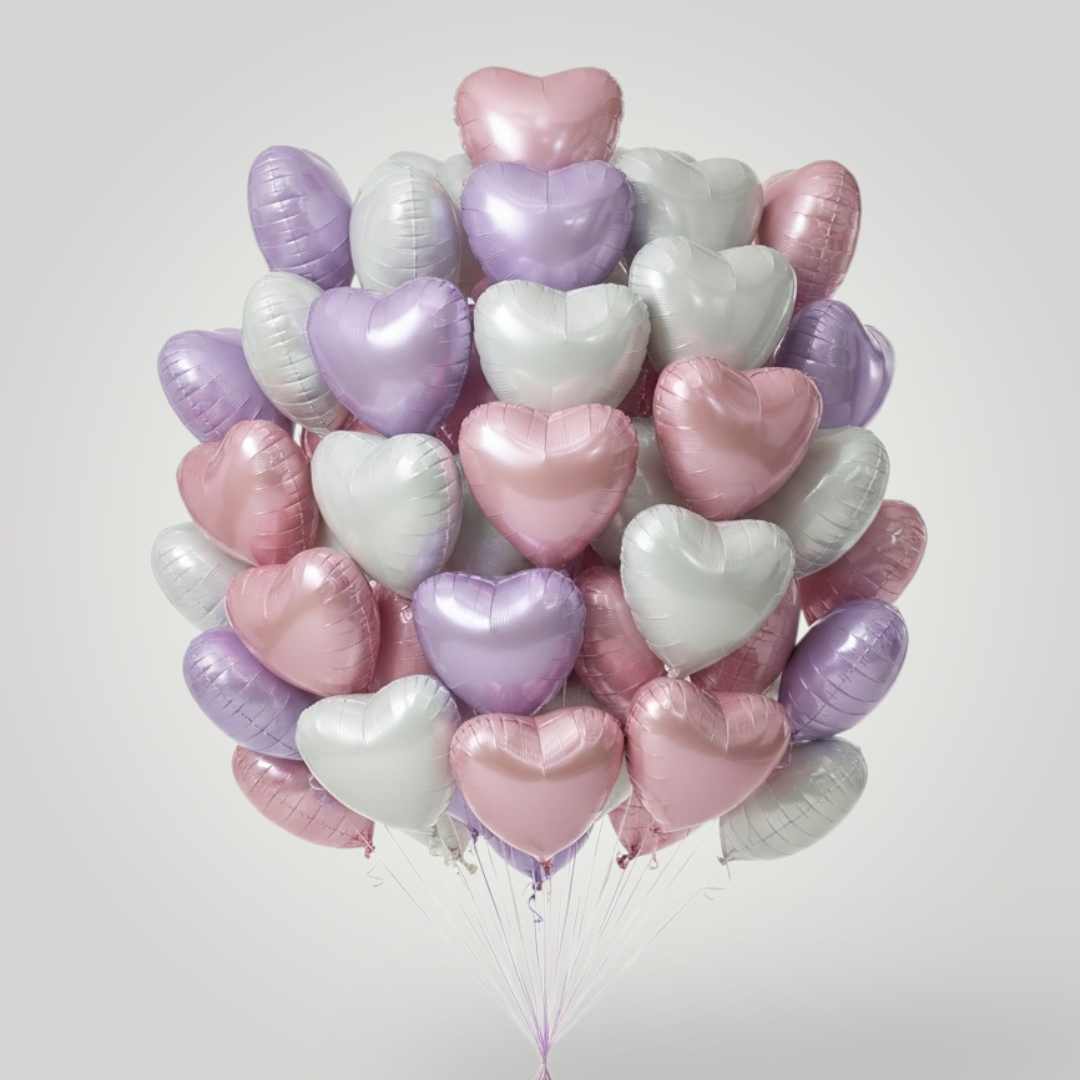 100 Satin Rose Lavender Heats