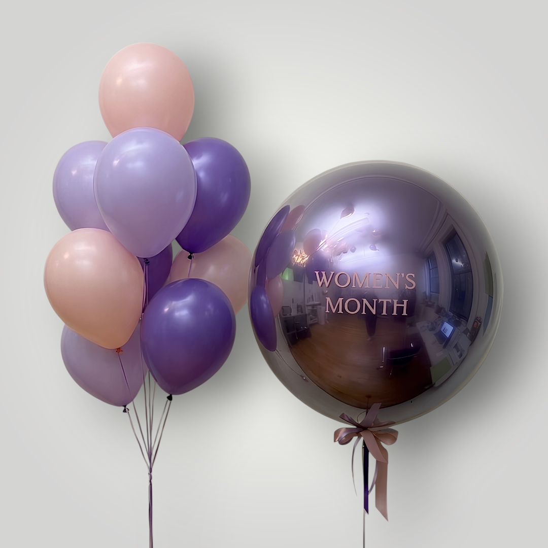 Purple Shine Balloon Set