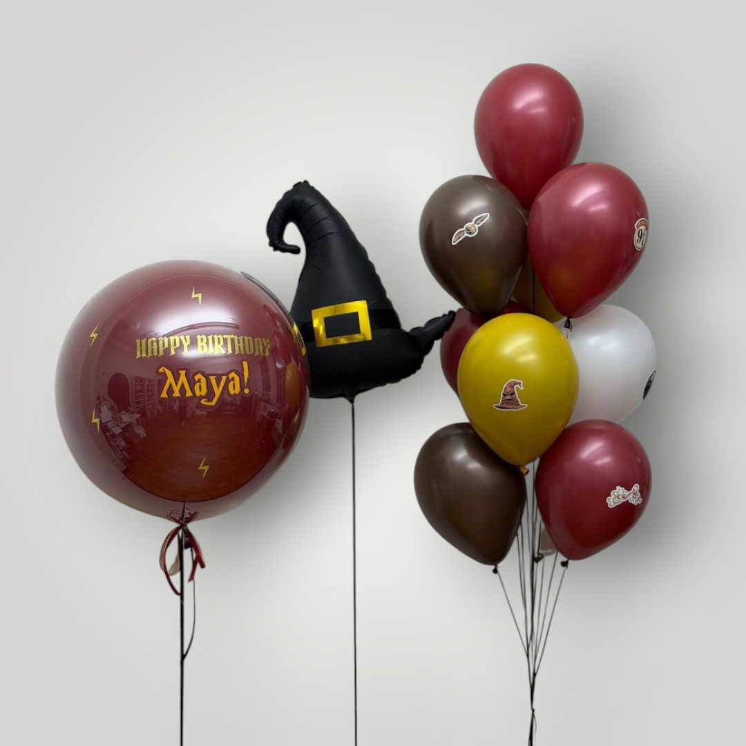 Personalized Photo Jumbo Balloon with CUSTOM Stickers (CHOOSE COLORS)