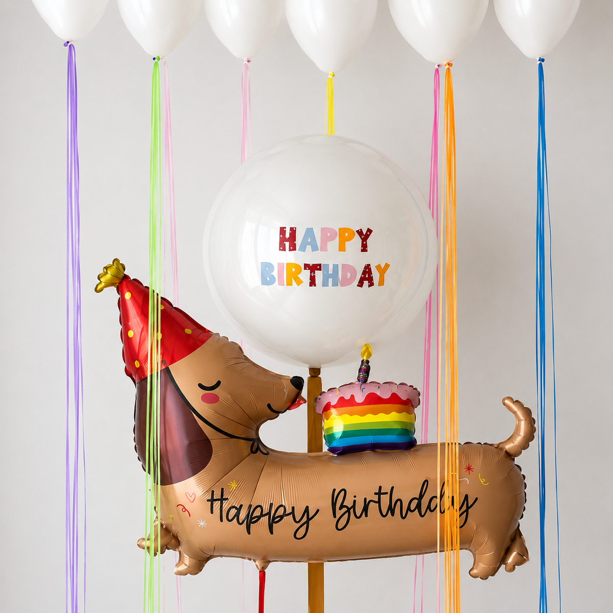 Playful Happy Birthday Balloon Set