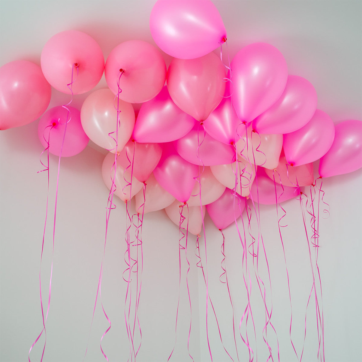 Neon Pink Balloons