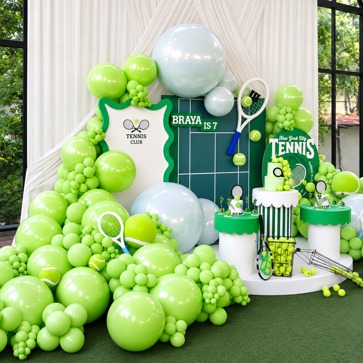 Grand Slam Tennis Balloon Decor - US Open 2026