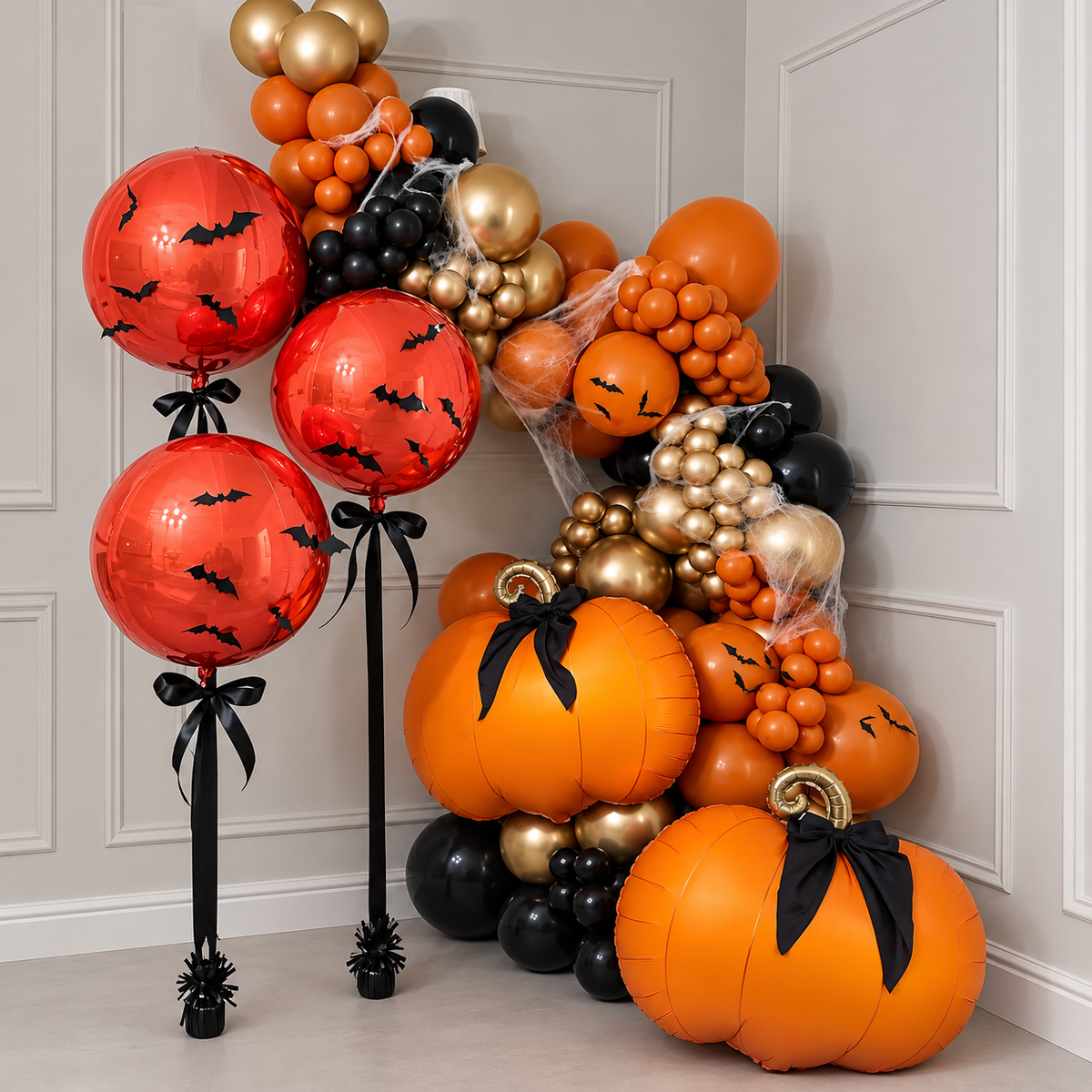 Spooky Pumpkin Halloween Balloon Decor