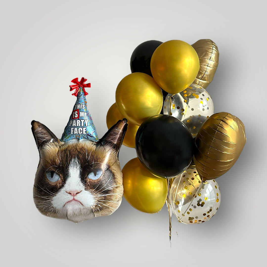 Grumpy Cat In Party Hat