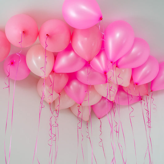 Neon Pink Balloons