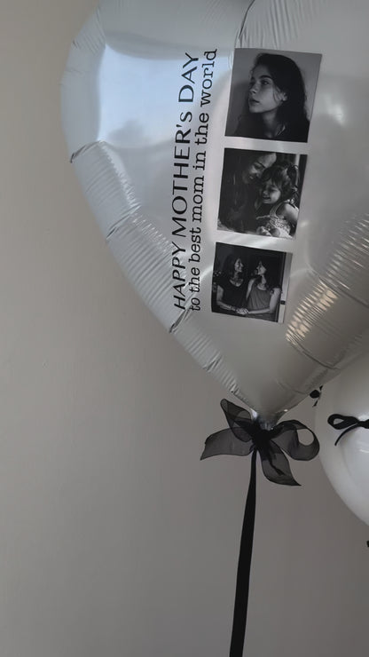 Special Birthday Balloon Set | Customized Gift with Photos and Text