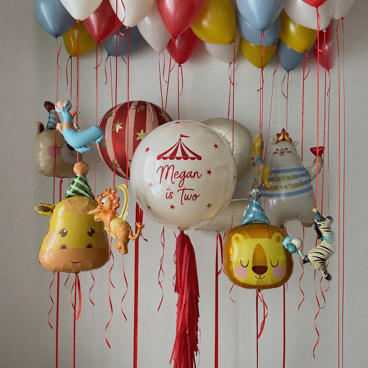 Circus Party Animals Room Set