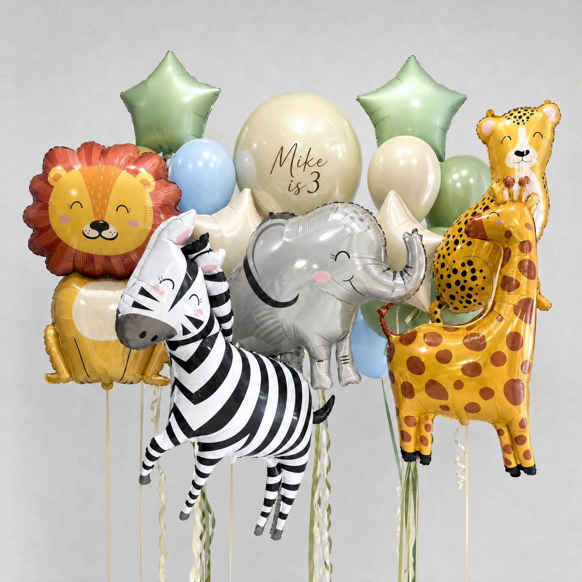 Wild Safari Friends Balloon Set