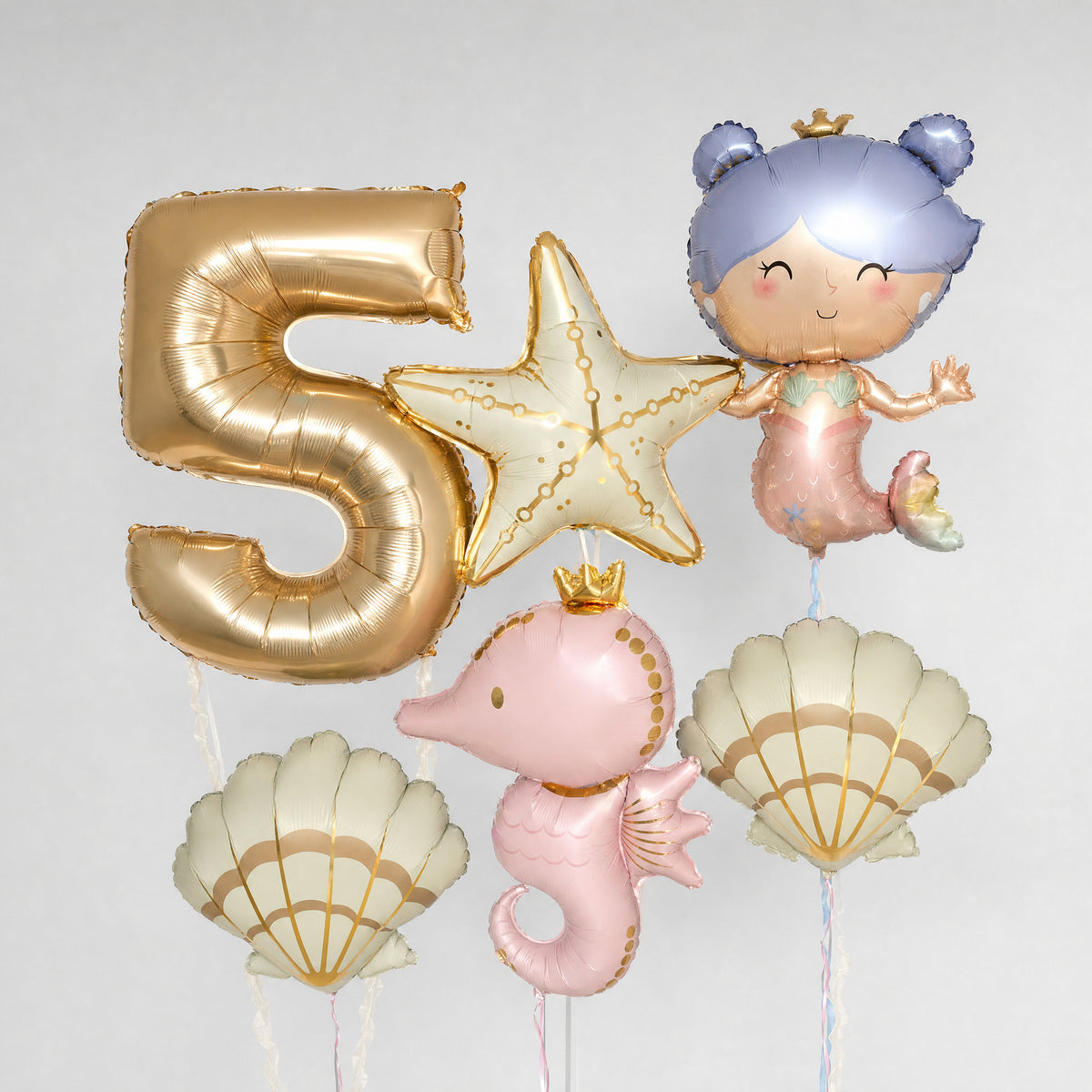 Mermaid Lagoon Birthday Balloon Set