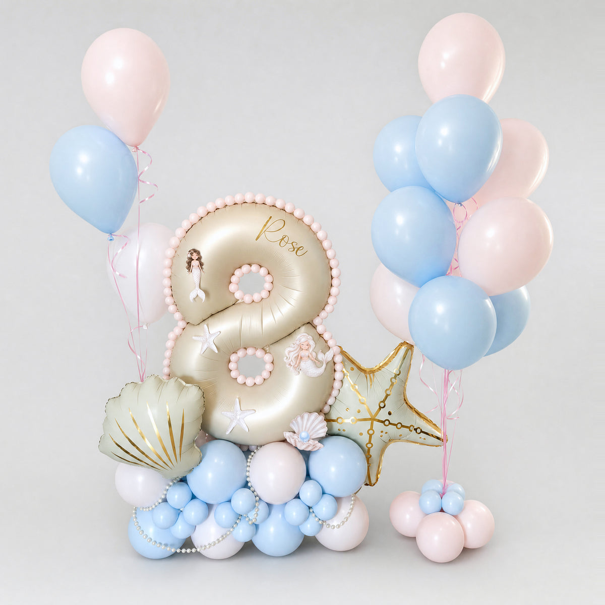 Mermaid Pearl Lagoon Number Stack