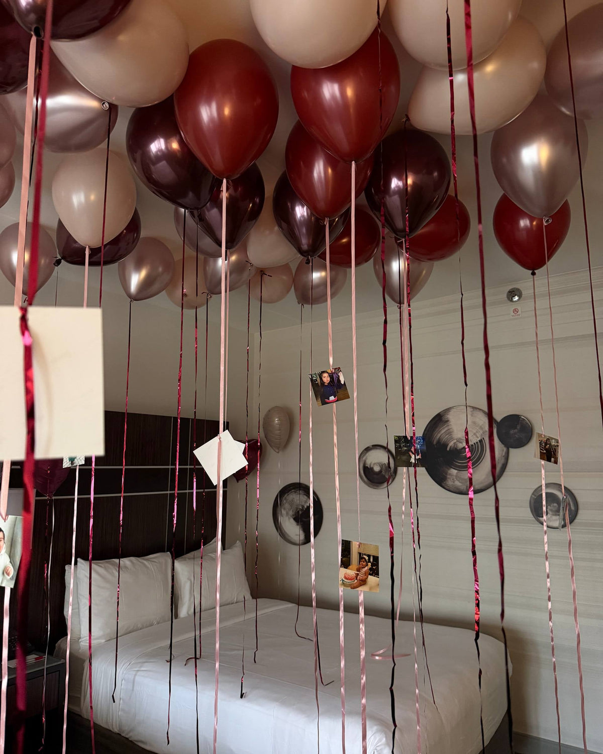 Burgundy Blush Photo Room Set